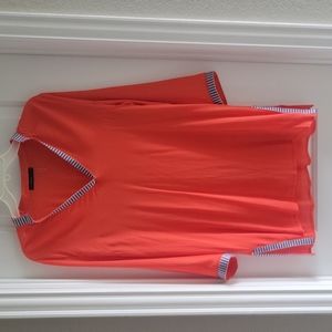 Super cute, tunic shirt or dress or cover up!